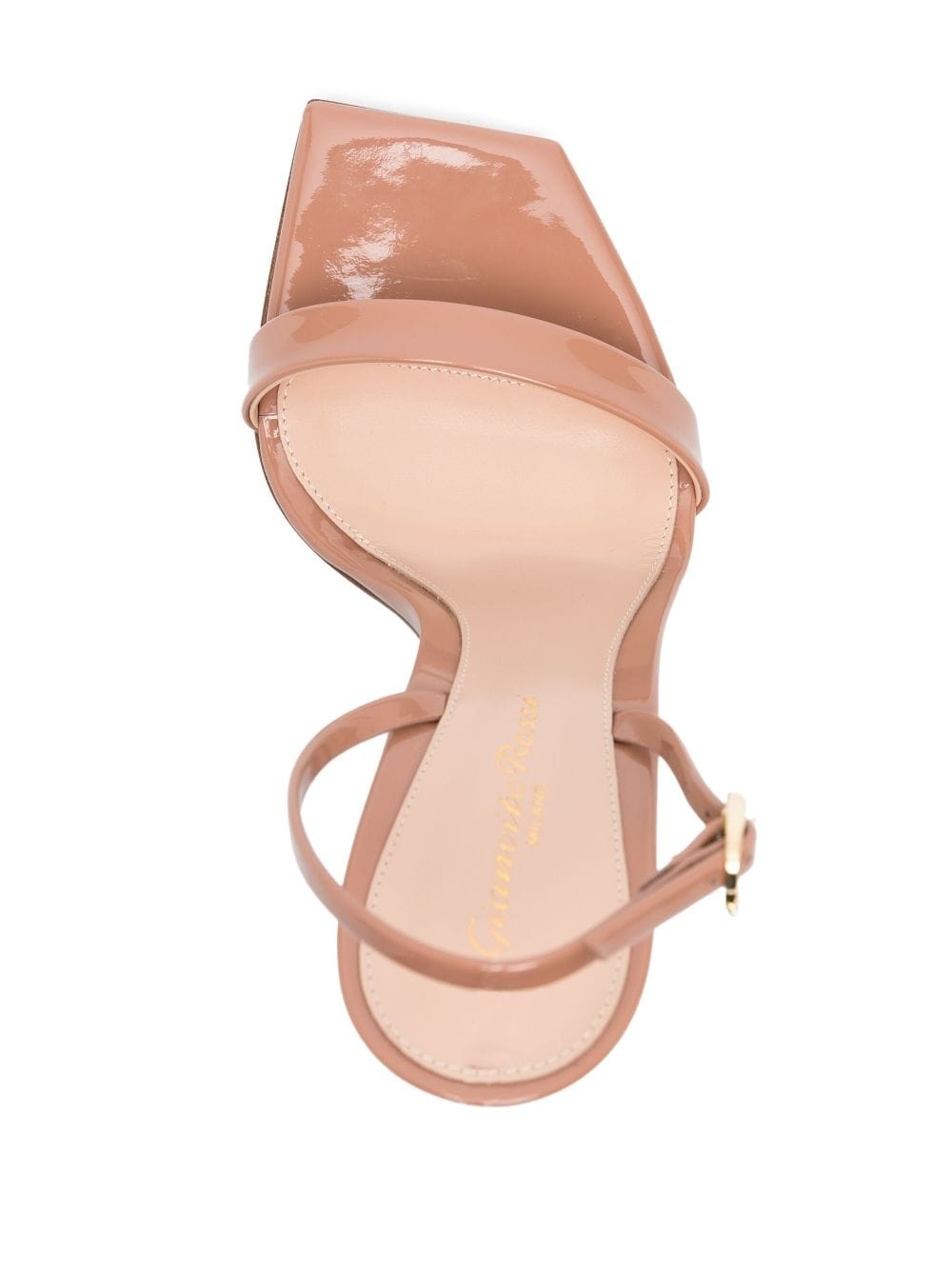 Ribbon 105mm leather sandals - 4