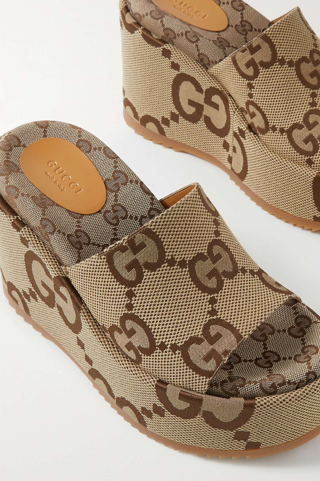 Logo-jacquard canvas platform slides - 4