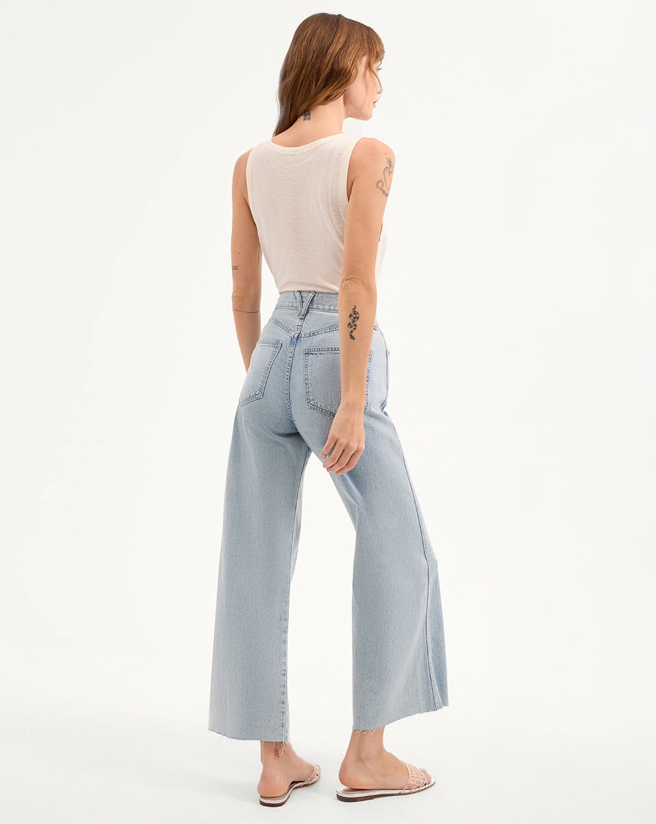 TAYLOR CROPPED WIDE-LEG JEAN - 6