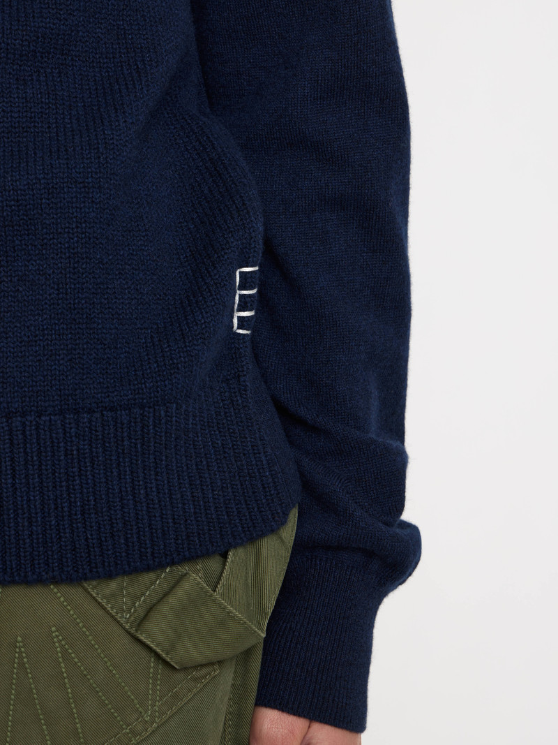 WOMENS RAGLAN JUMPER IN NAVY 5