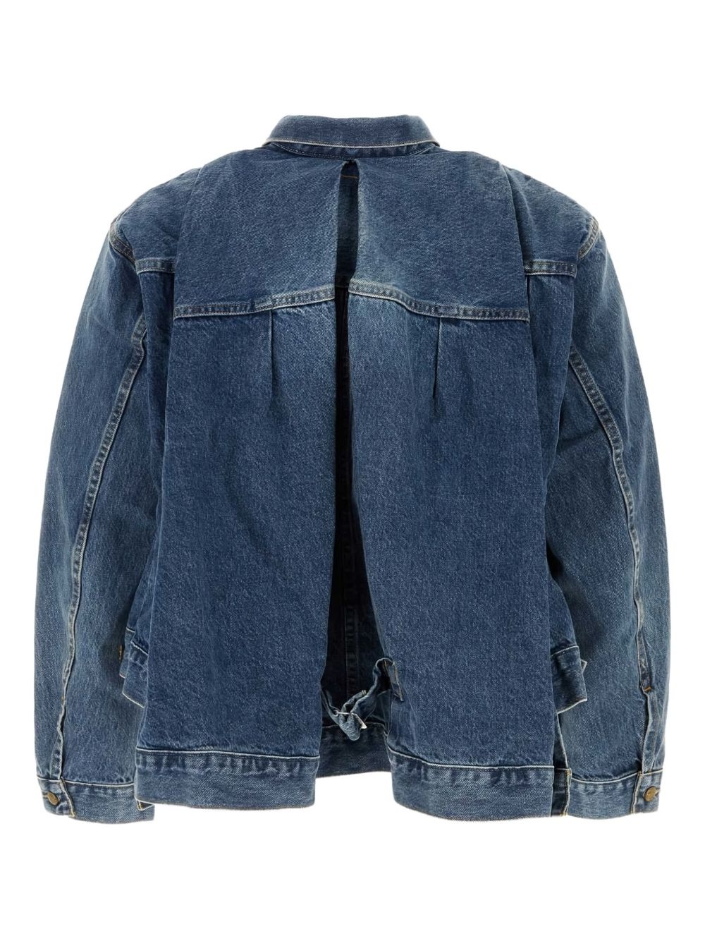 distressed denim jacket - 2