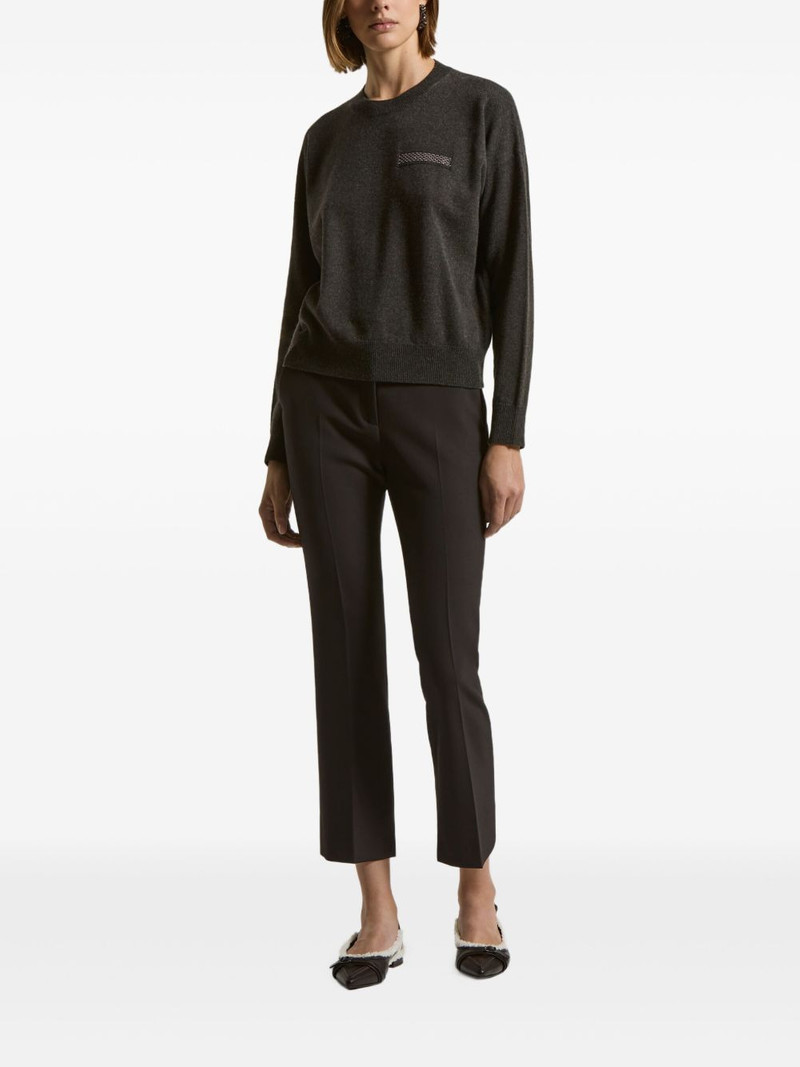 PESERICO embellished-detail sweater outlook