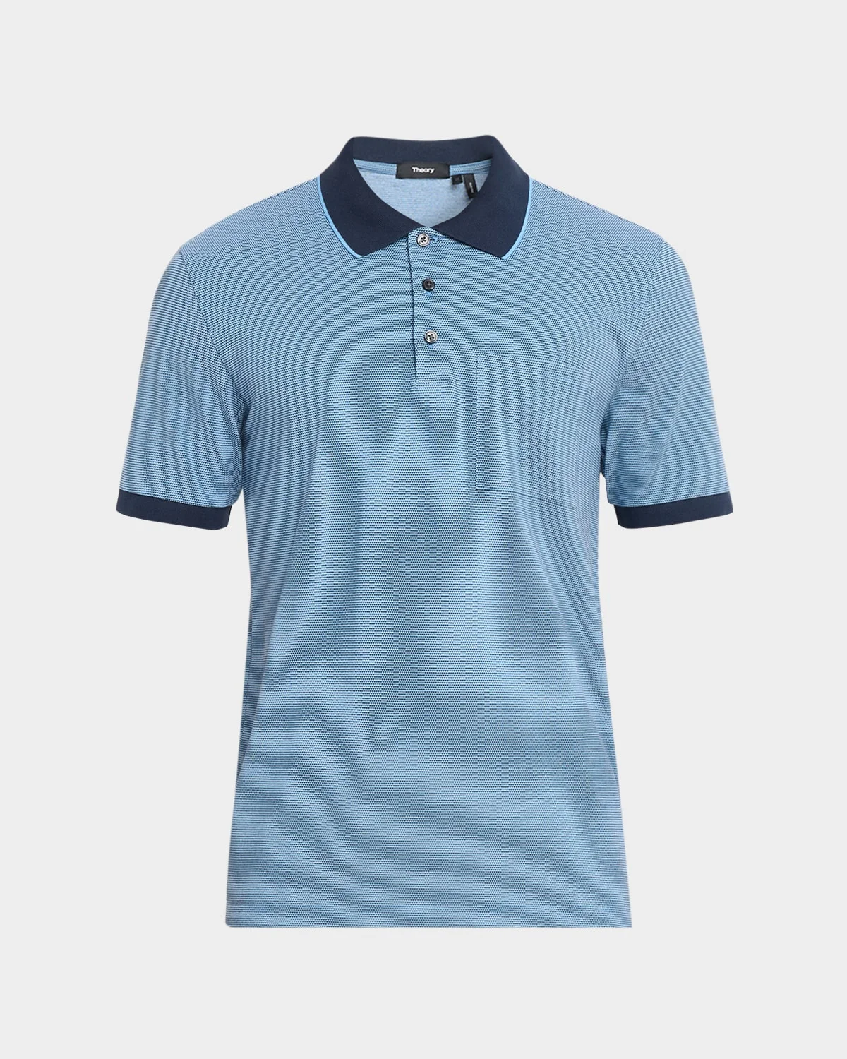 Men's Birdseye Pique Pocket Polo Shirt - 1