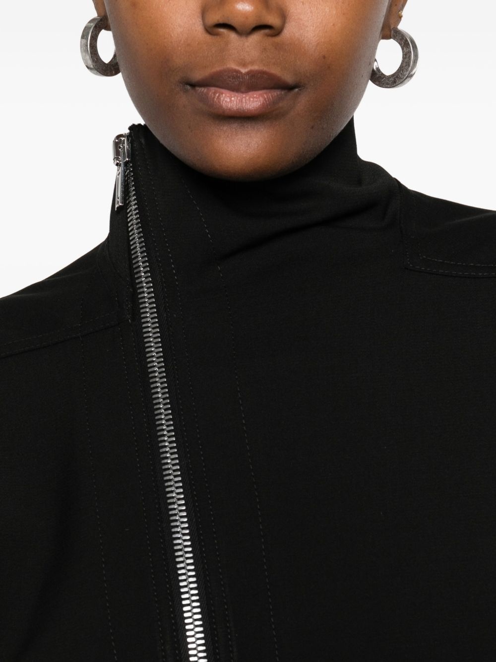 high-neck jacket - 5