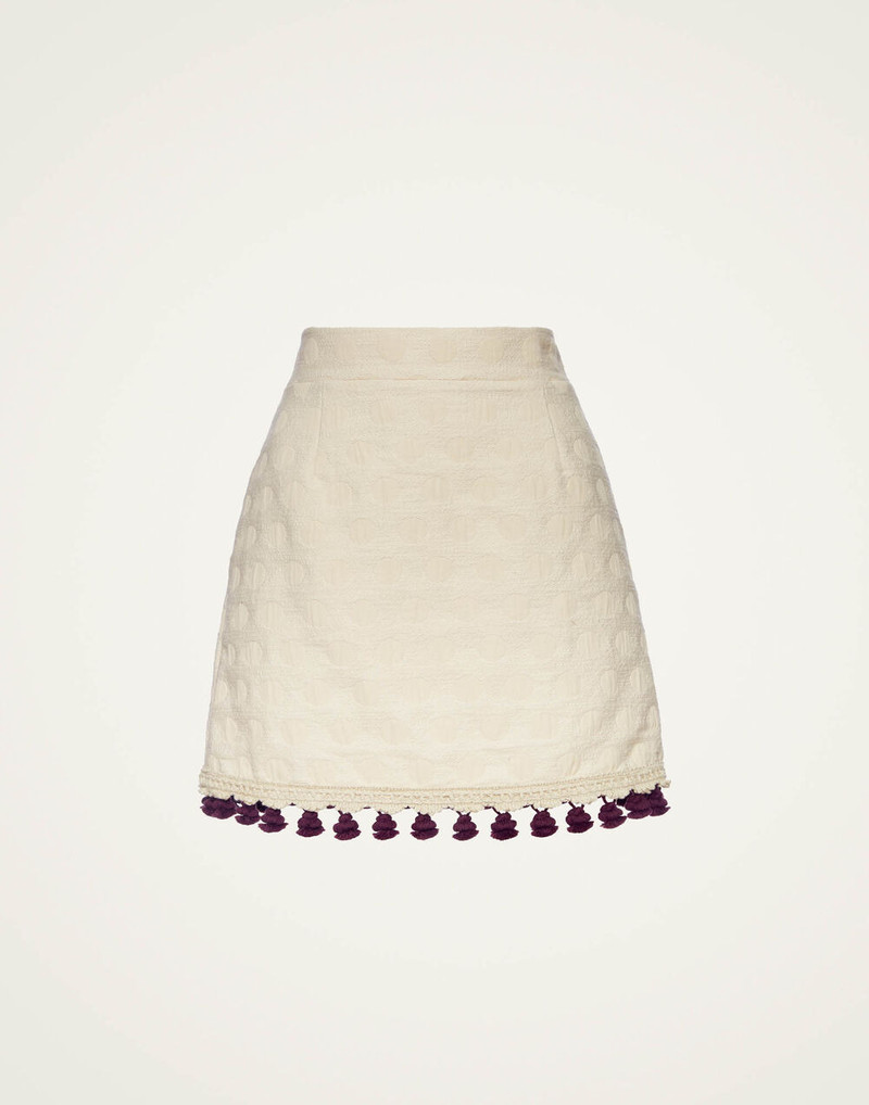 Baia Mini Skirt Embroidered - 1