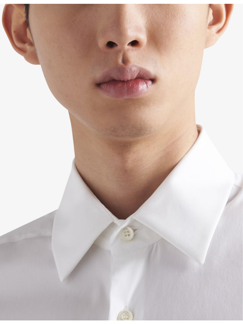 Collared slim-fit cotton-blend shirt - 5