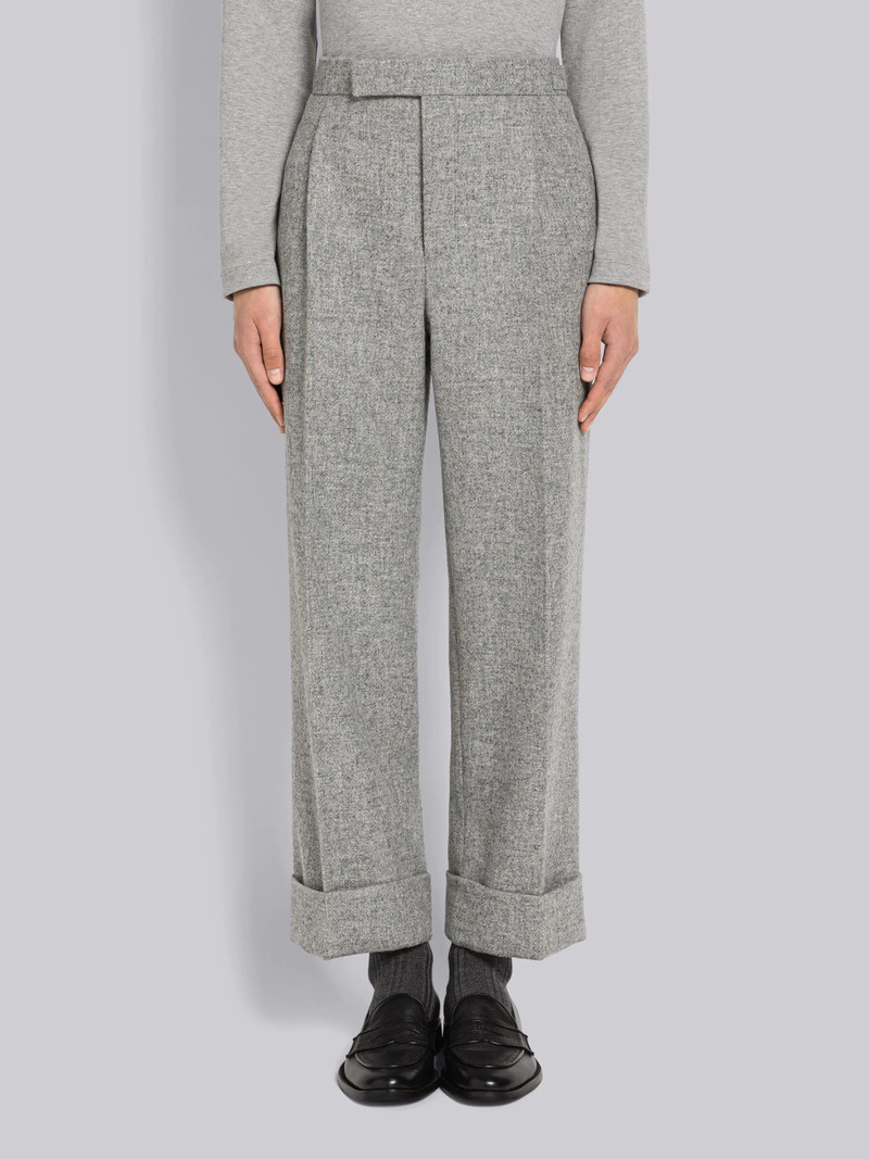 Shetland Wool Side Tab Single Pleat Trouser 1