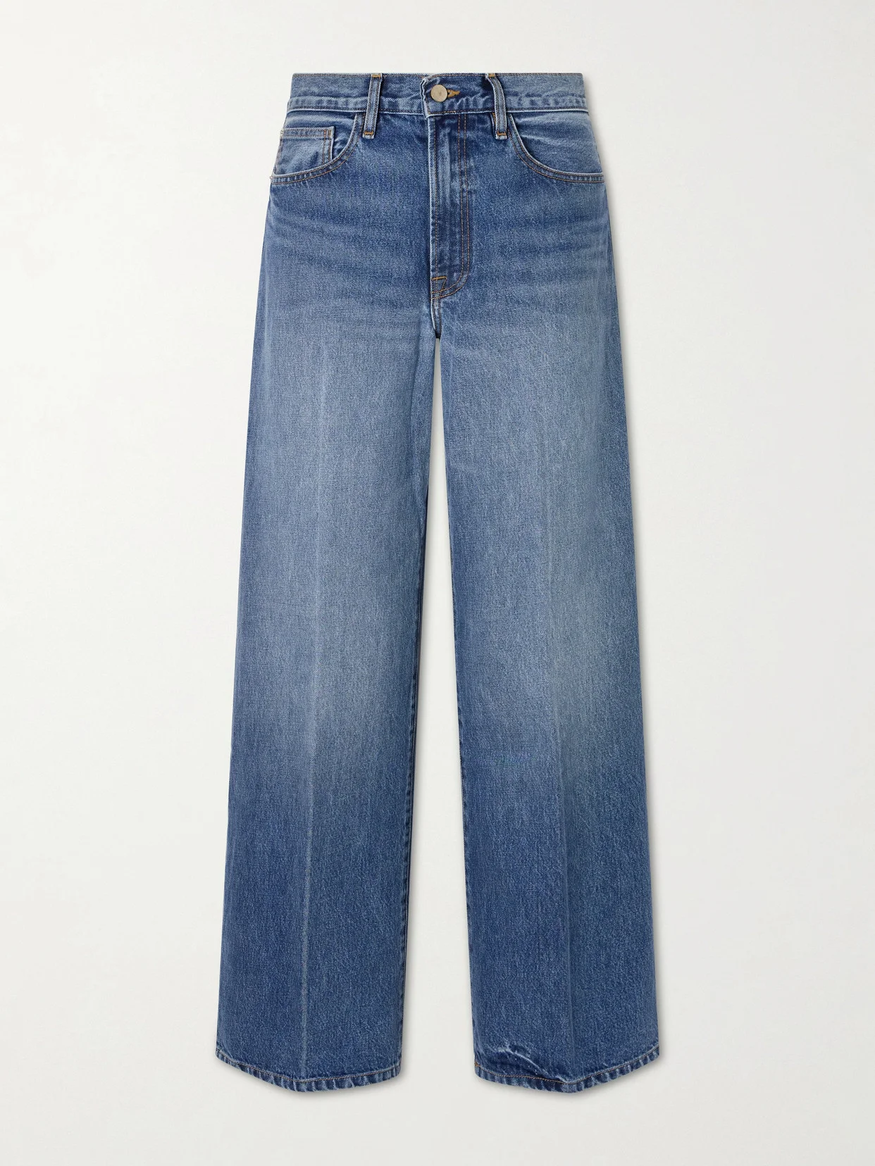 Evie Organic Cotton Wide-leg Jeans - 1