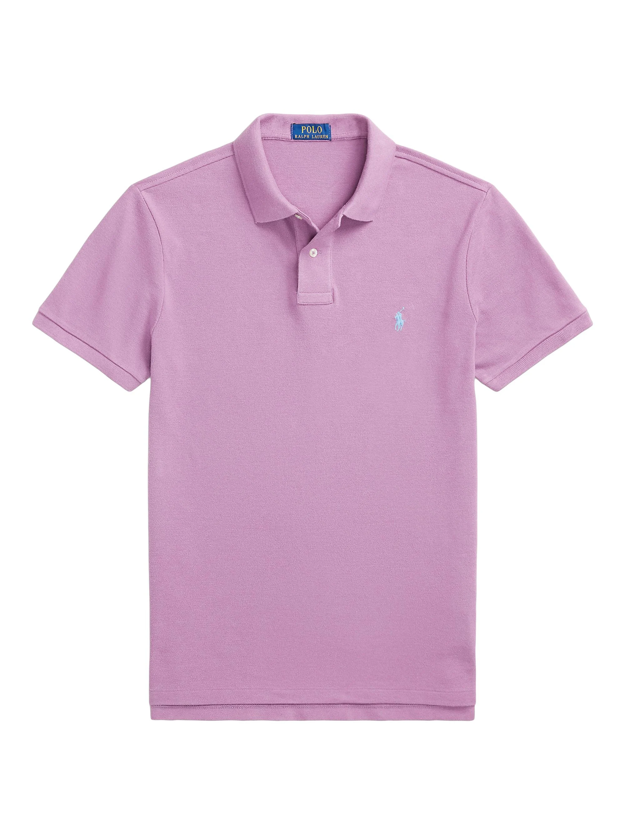Men's Classic-Fit Mesh Polo Shirt - Tea Rose Teal - 1