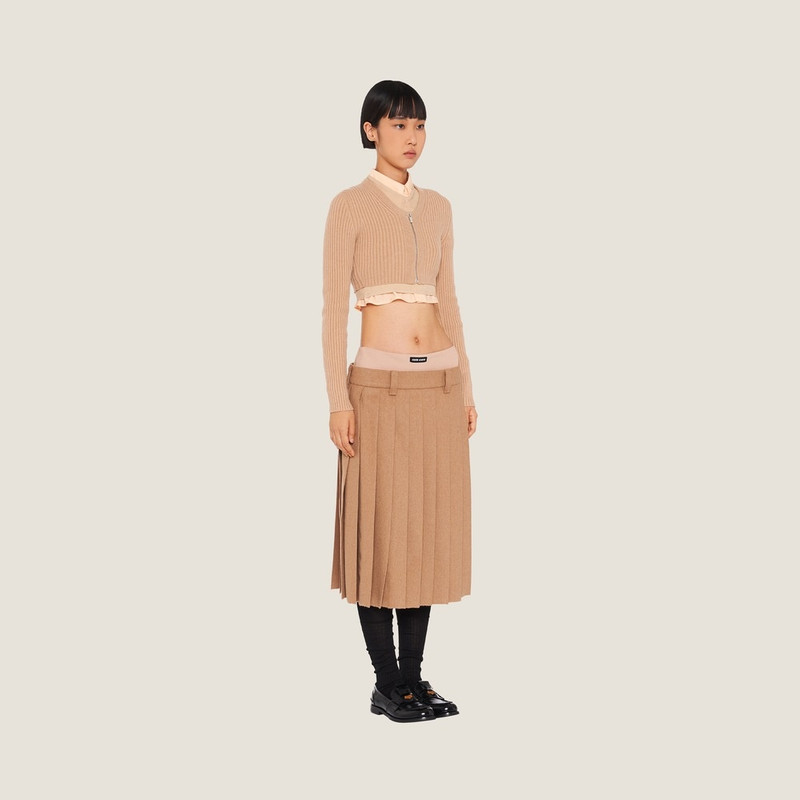 Camel-hair skirt 4