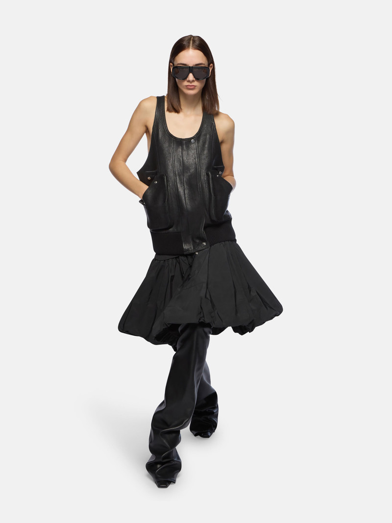 BLACK MIDI SKIRT 4