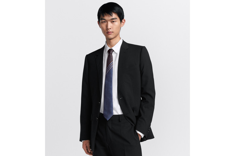 Dior Striped Dior Oblique Tie outlook