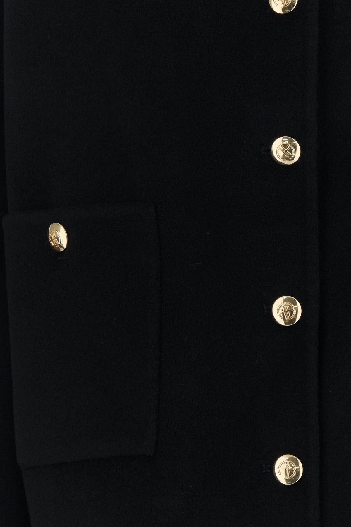 Black cashmere Luca jacket - 3