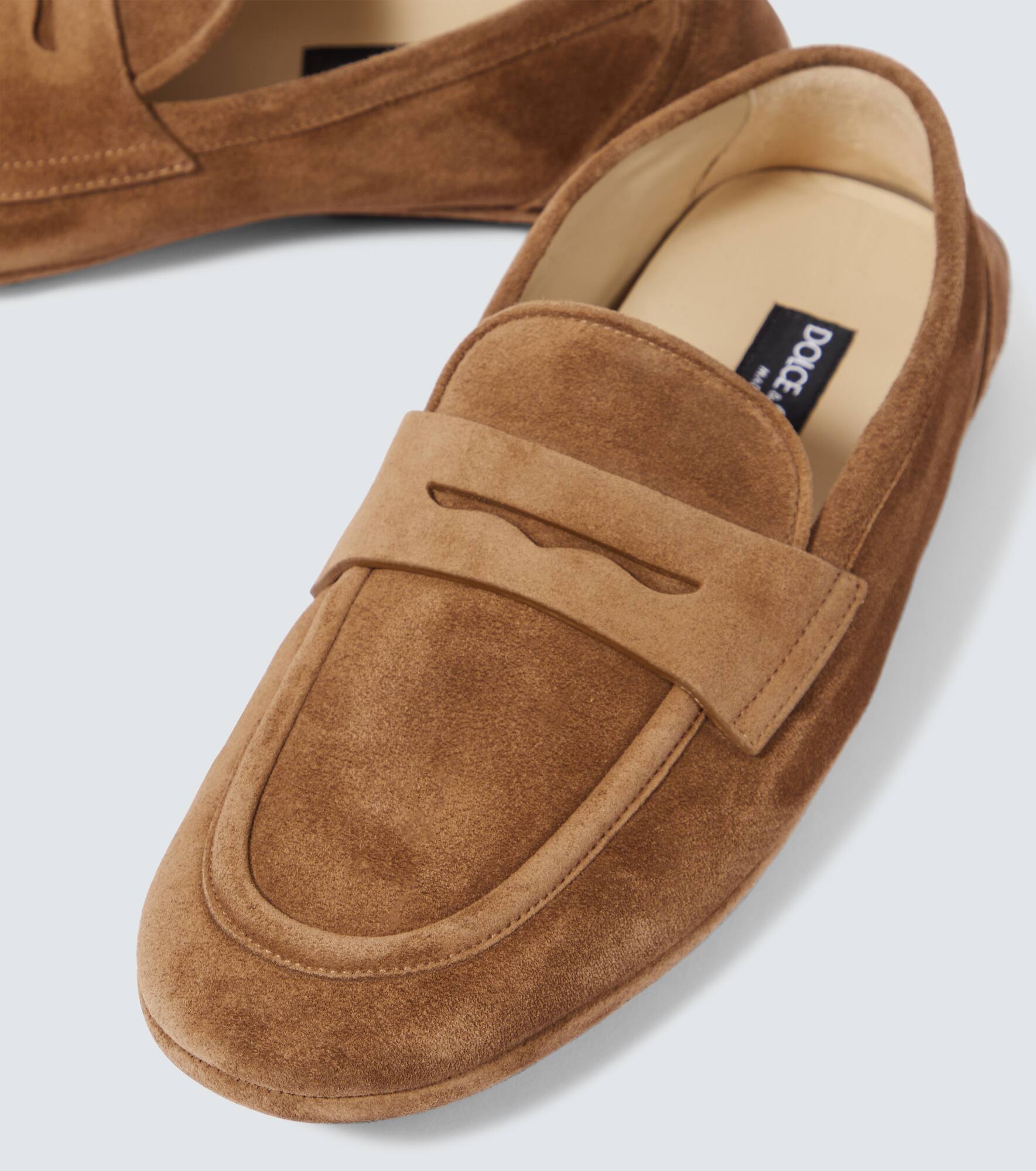 Suede penny loafers - 3