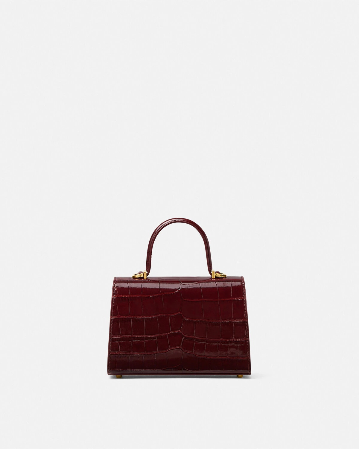 Croc-Effect Medusa '95 Small Handbag - 7