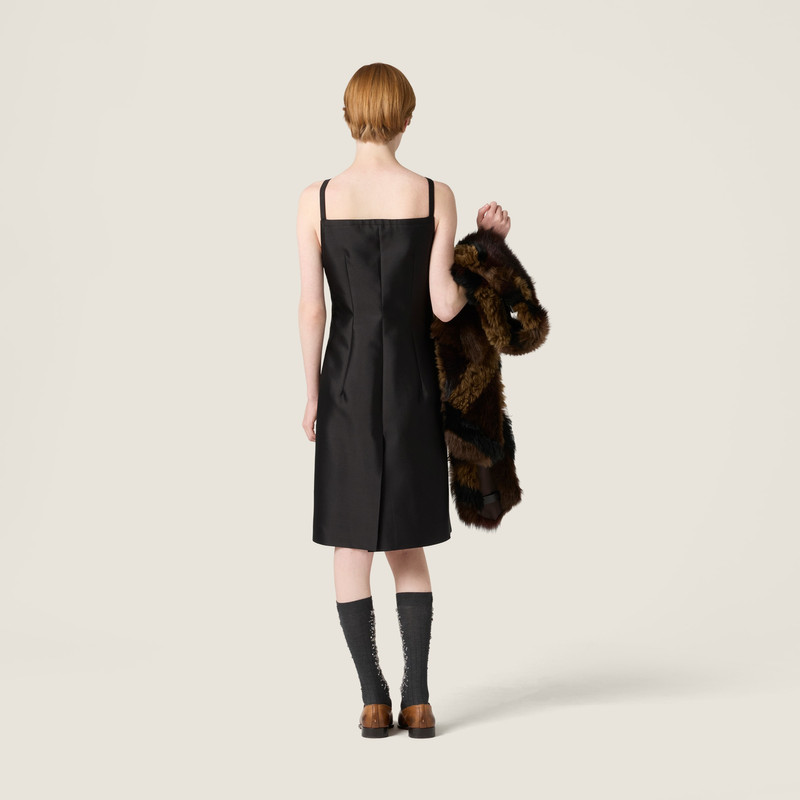 Silk and wool mini-dress 3