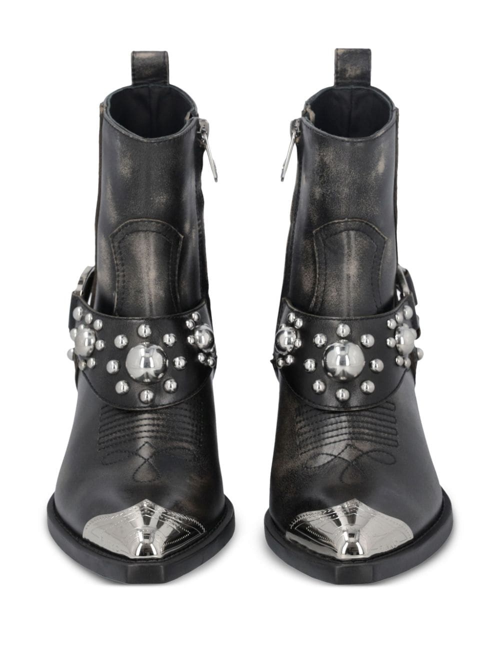 Tex leather ankle boots - 6