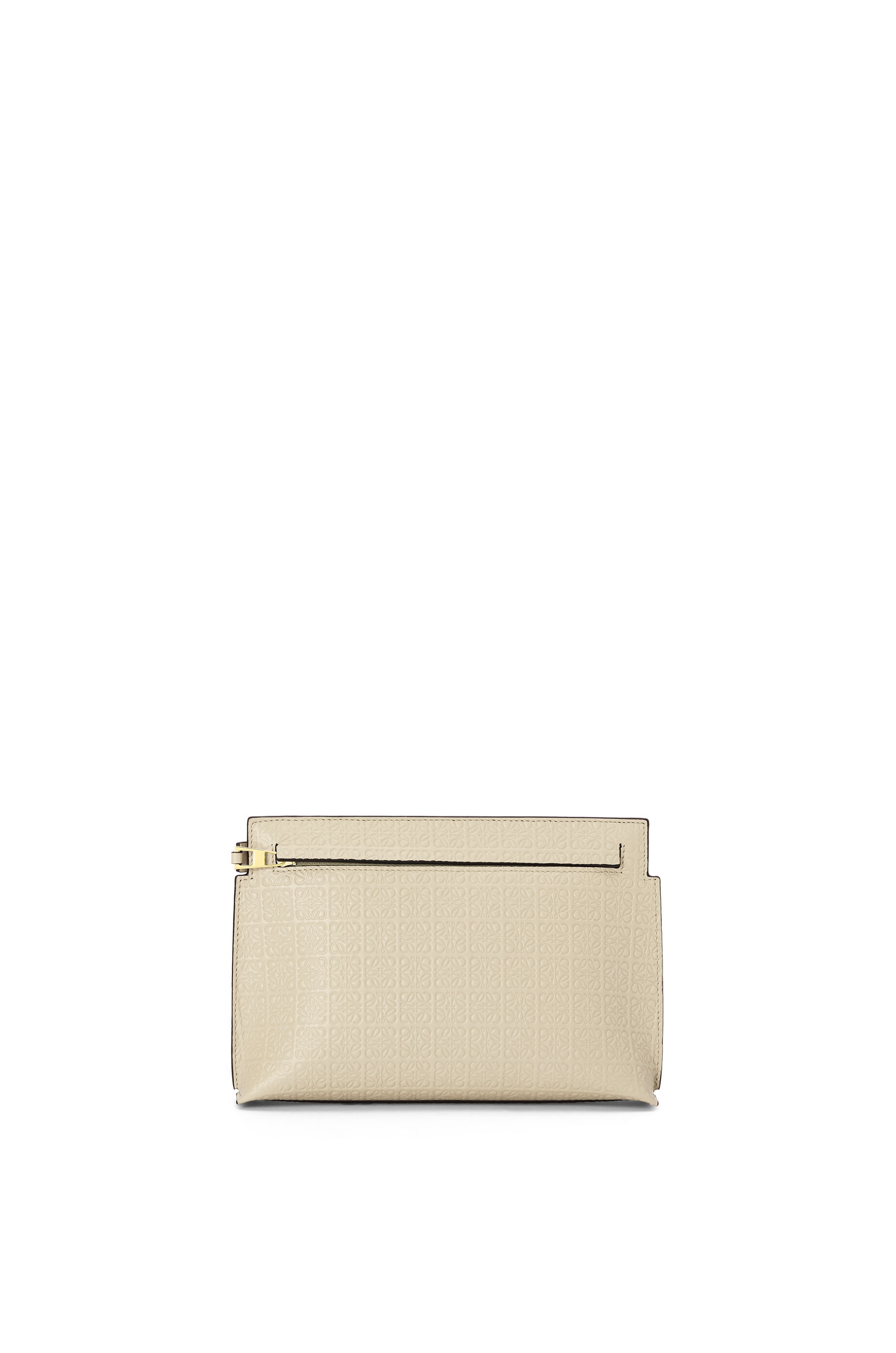 Mini Repeat T Pouch in embossed silk calfskin - 1