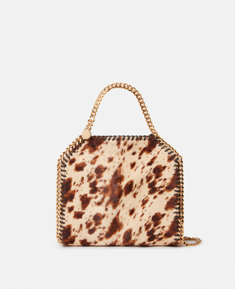 Falabella Appaloosa Print Velvet Mini Tote Bag 1