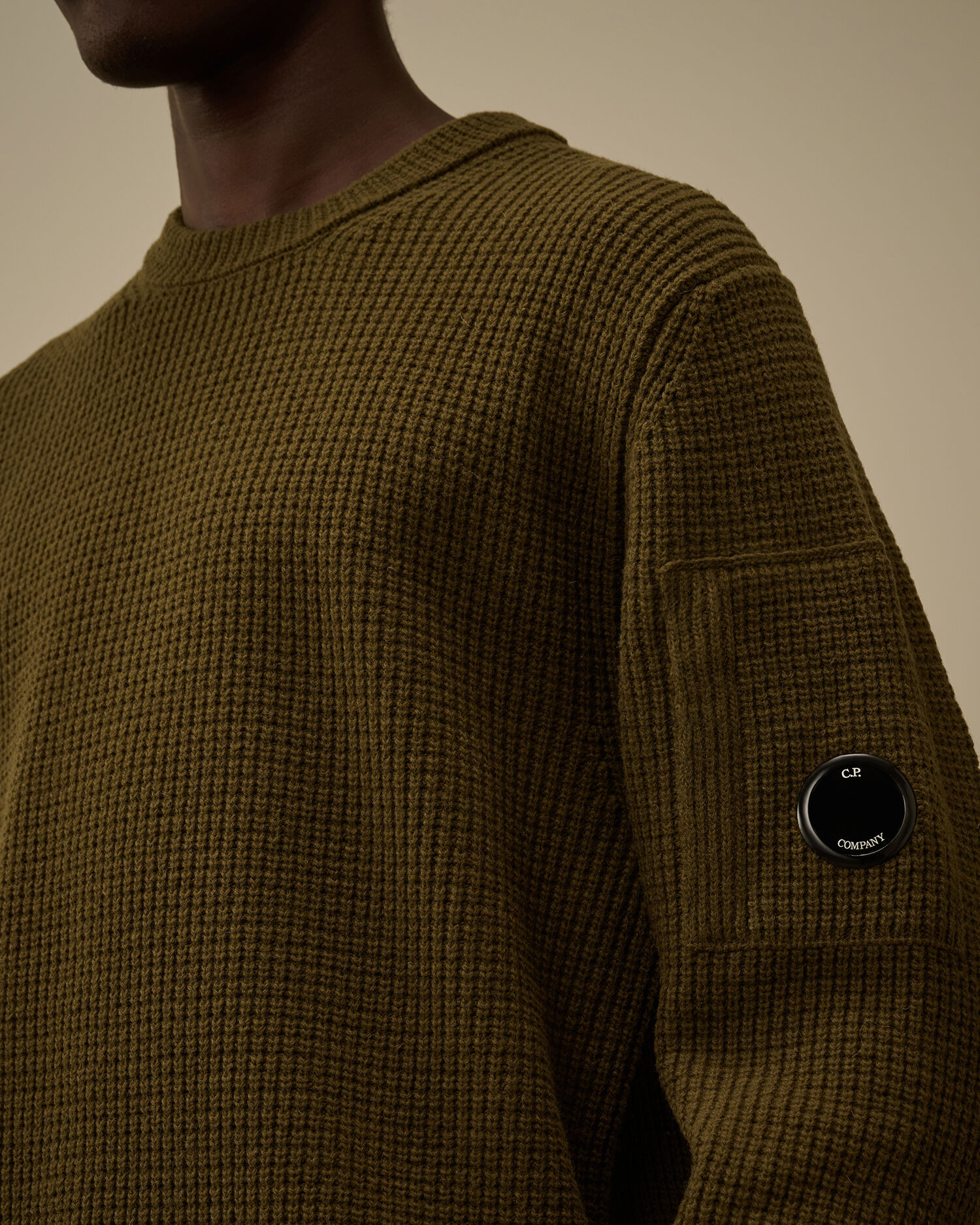 Lambswool GRS Crewneck Lens Sweater - 5