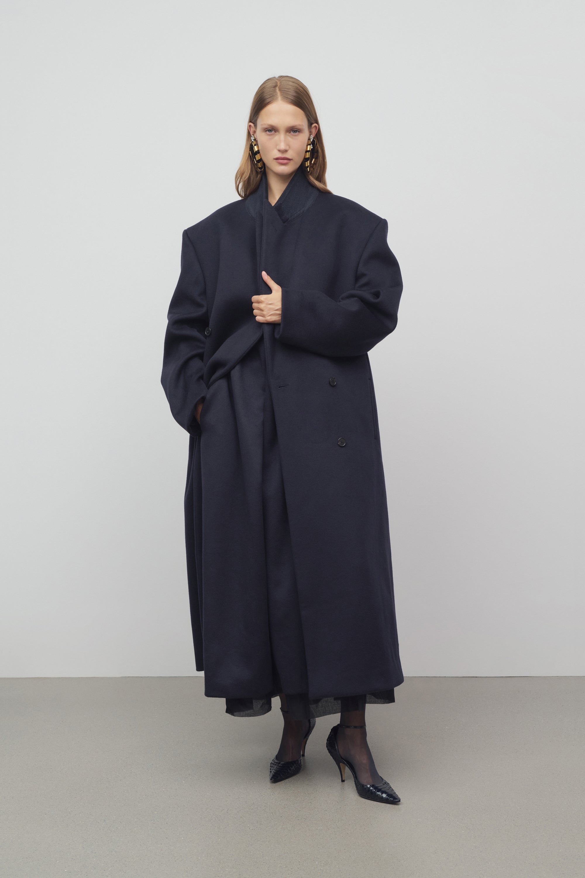 Harisi Coat in Cashmere - 3