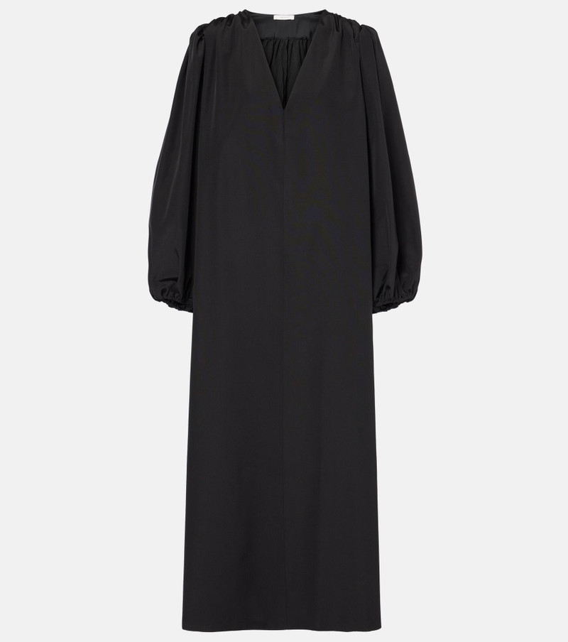 Beauvoir silk and wool maxi dress 1