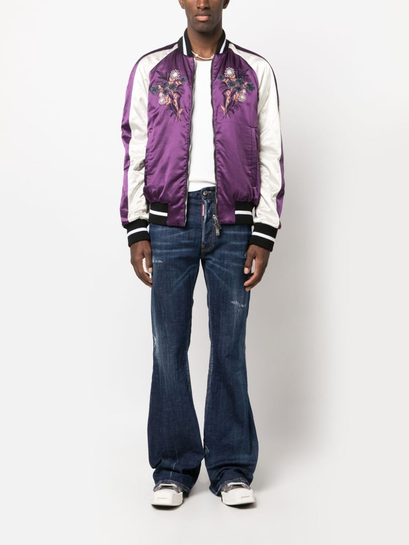 DSQUARED2 floral embroidered bomber 재킷 outlook