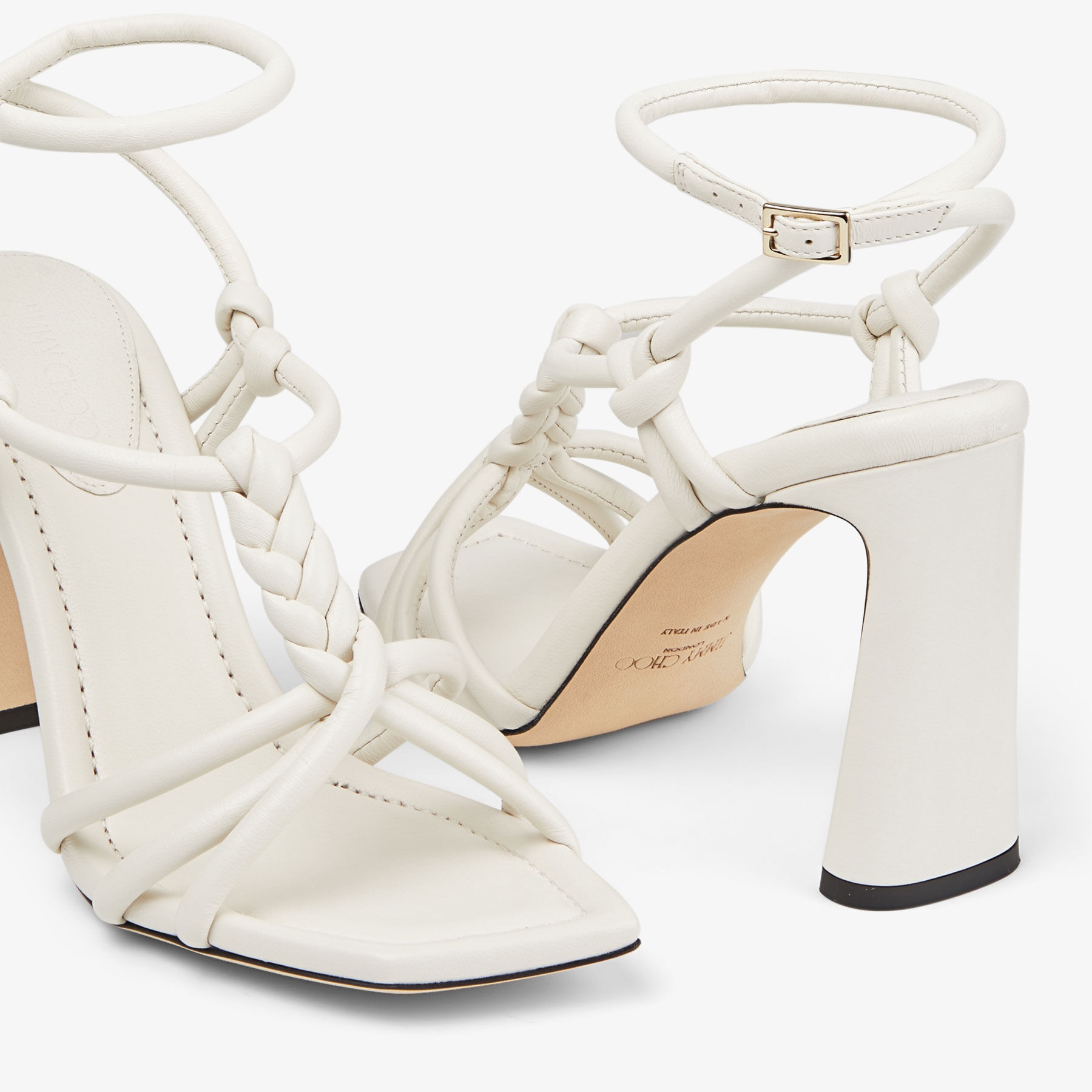 Calypso 95
Latte Nappa Leather Sandals - 4