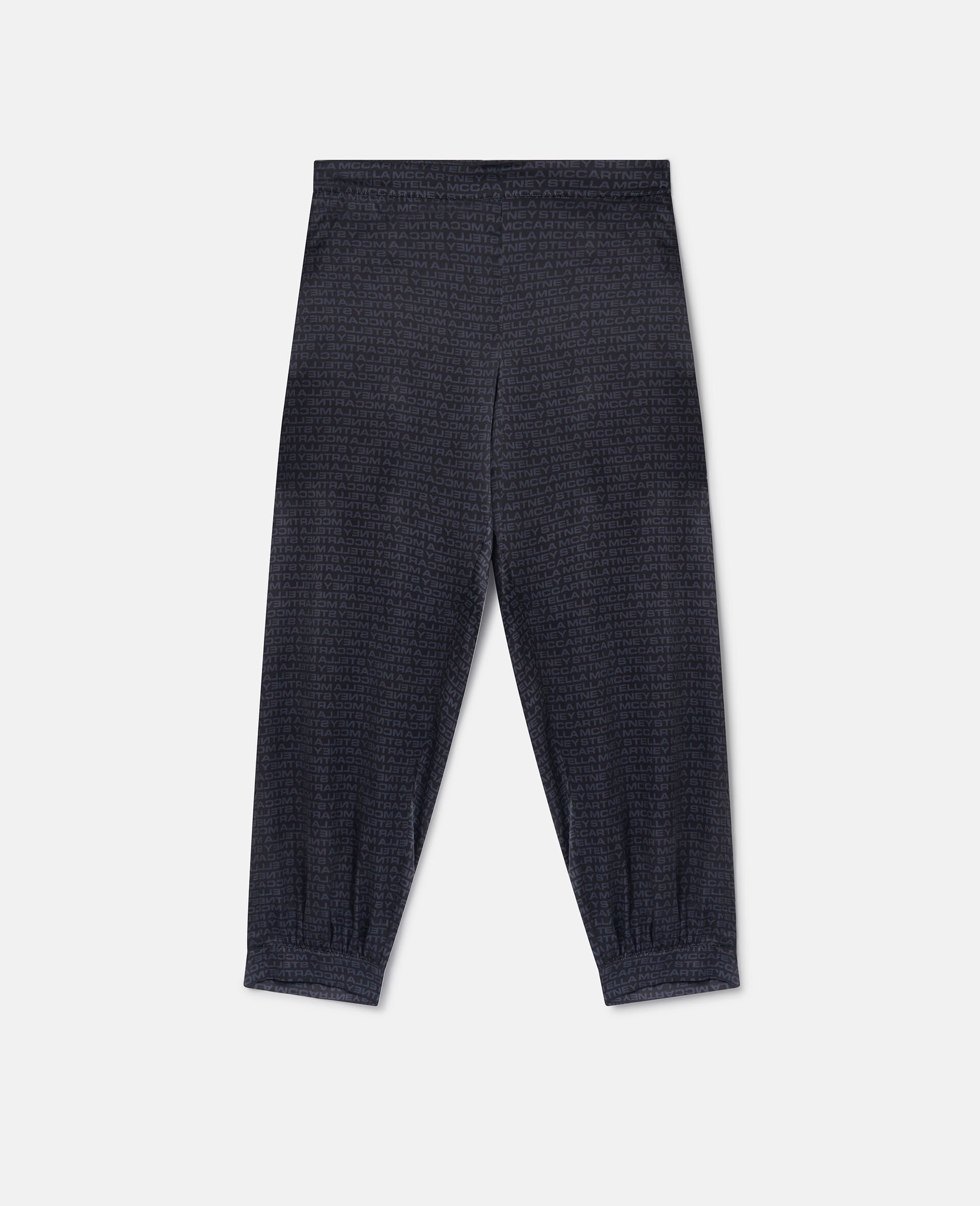 Monogram Print Silk Joggers - 2
