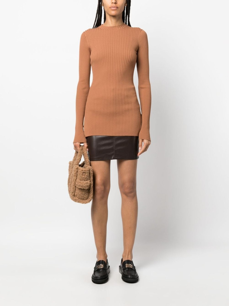 Nanushka Bardia ribbed knitted top outlook