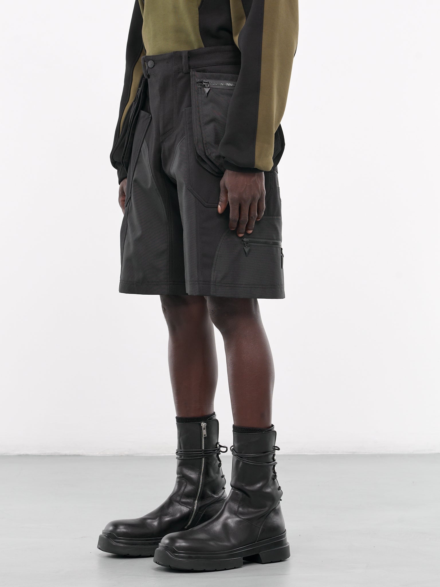 Technical Fabric Cargo Shorts - 2