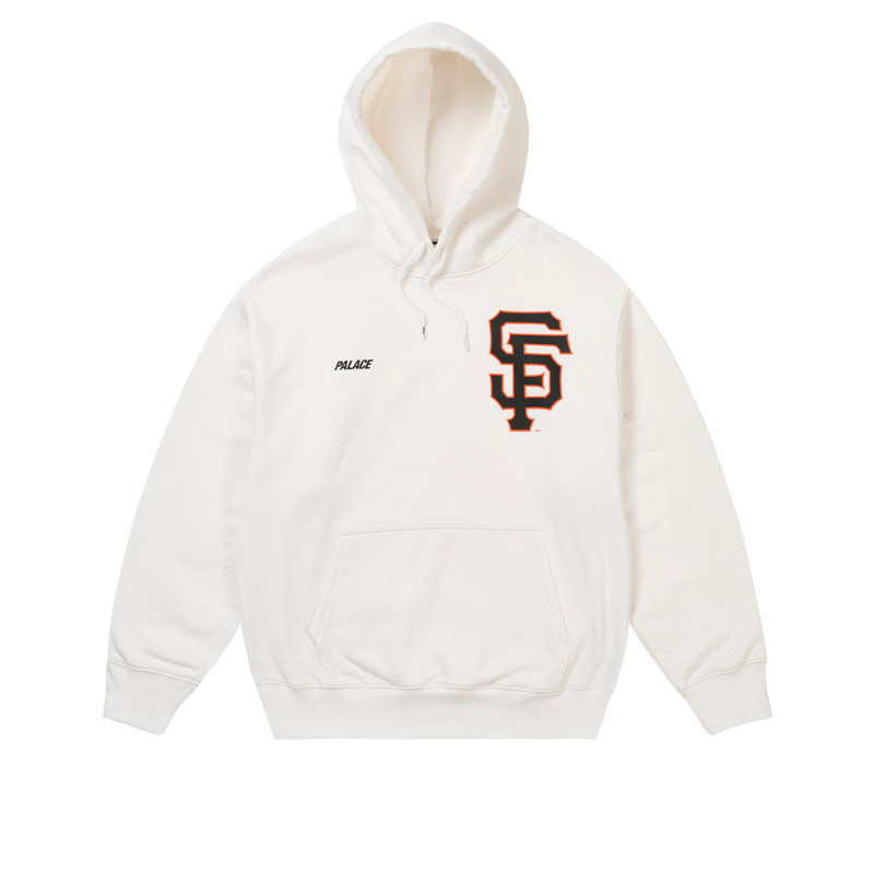 PALACE SAN FRANCISCO GIANTS HOOD WHITE 1