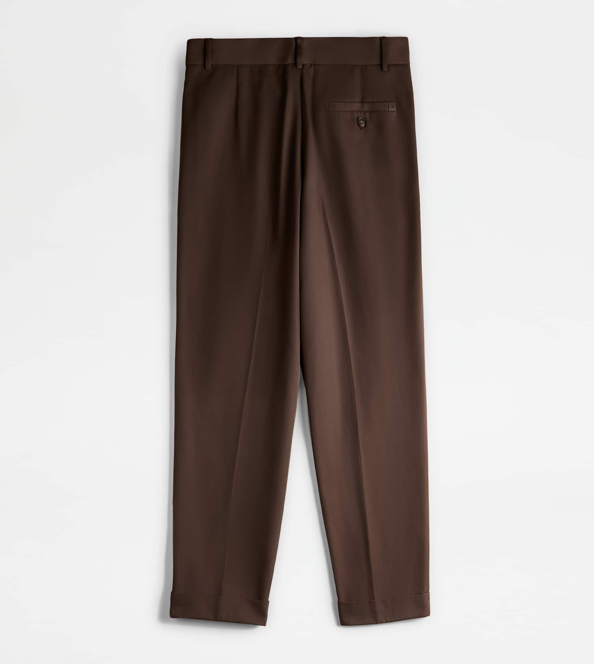 PANTS WITH DARTS - BROWN - 6