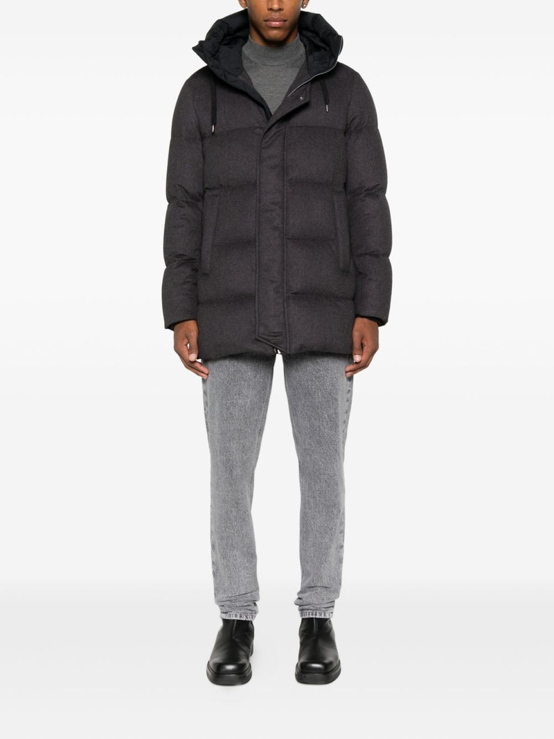 Herno quilted hooded puffer jacket outlook