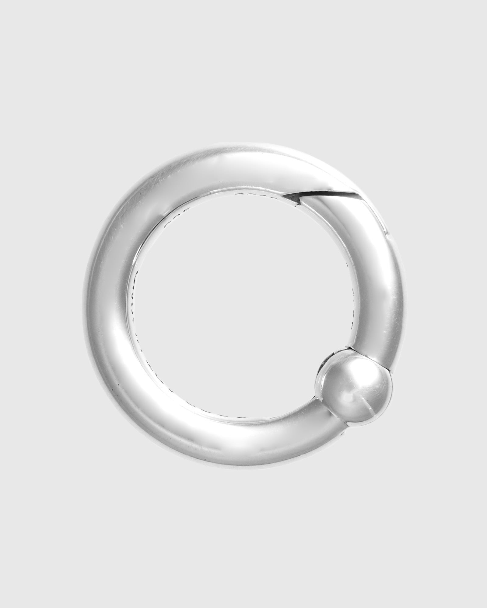 Smooth Spring Ring A in Sterling Silver - 3