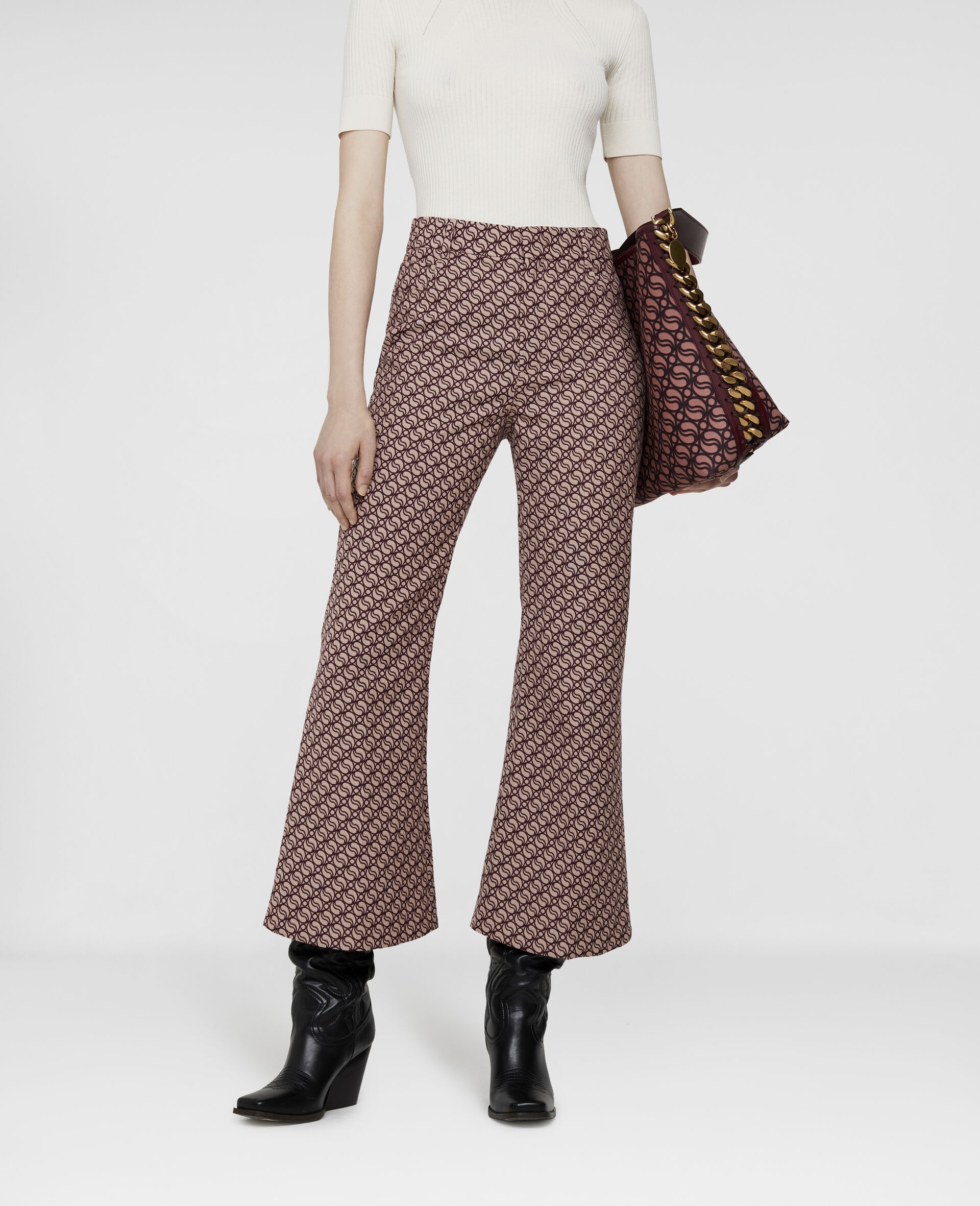 S-Wave Jacquard Tailored Trousers - 5