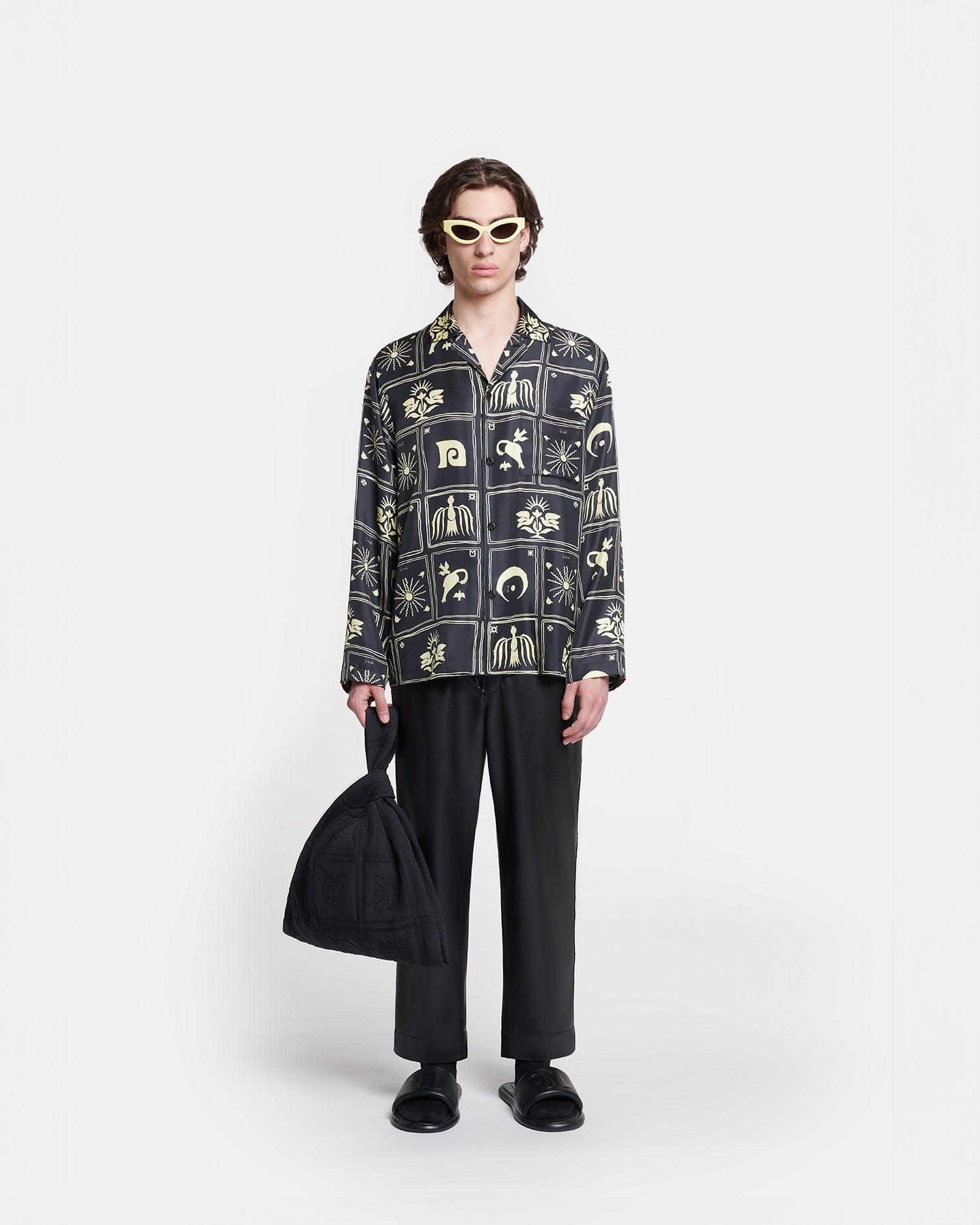 Printed Silk-Twill Shirt - 4