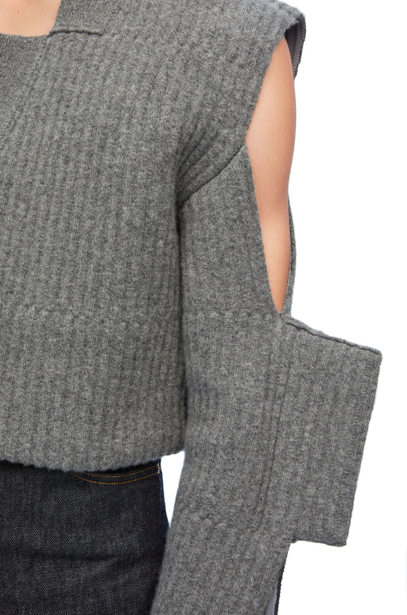 Distorted cardigan in cashmere 5