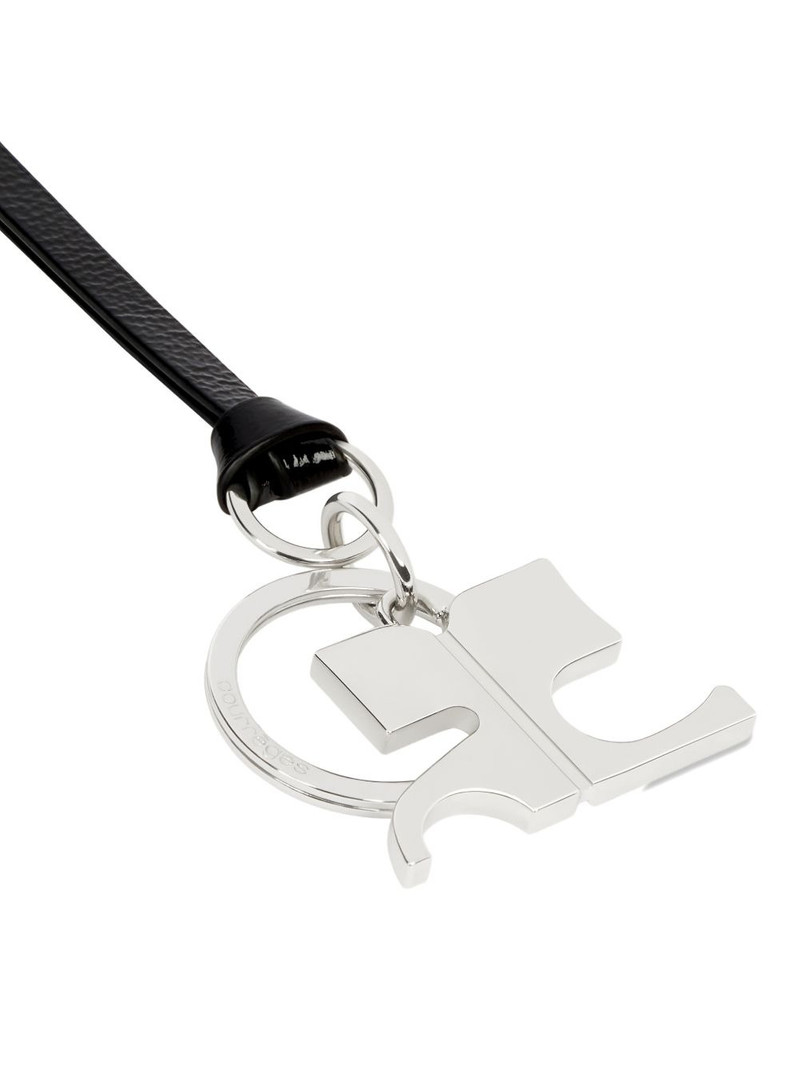 courrèges logo-charm keyring outlook
