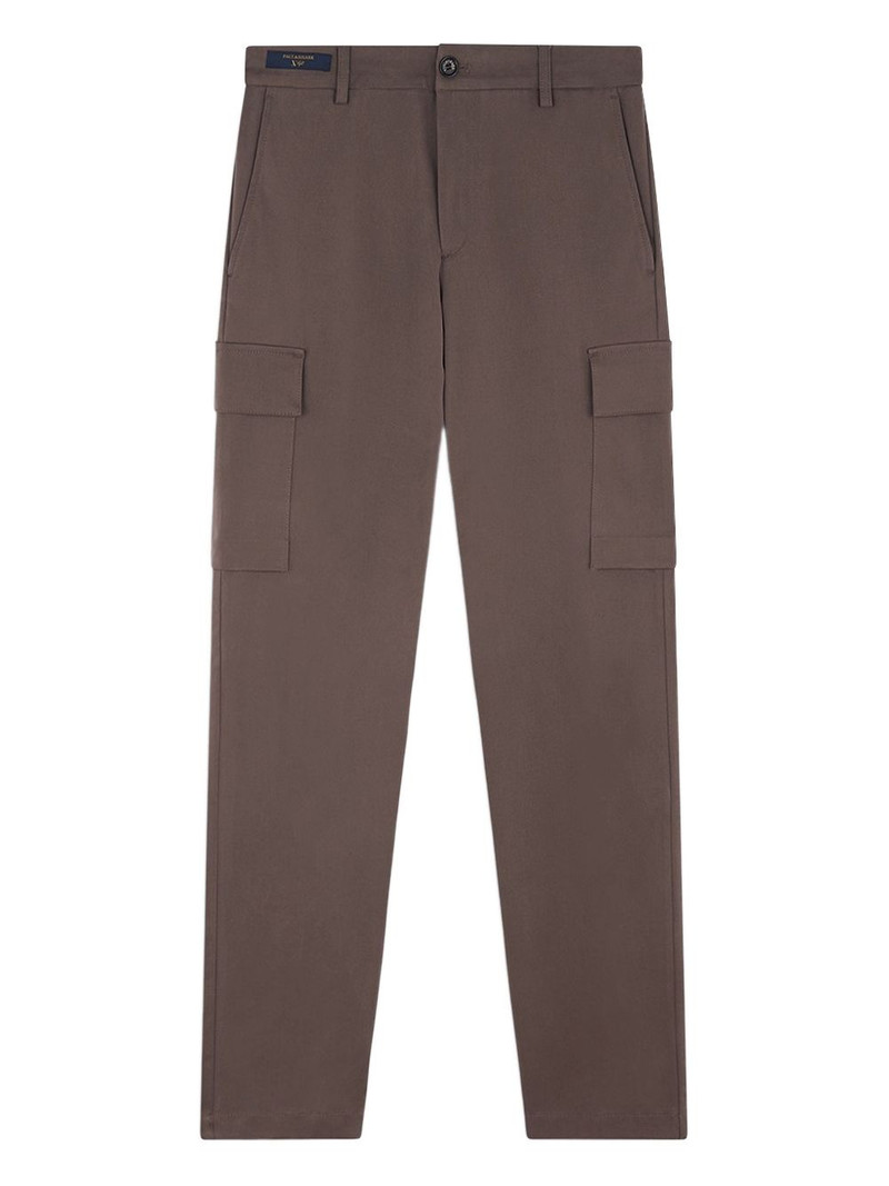 button-fastening cargo trousers 1