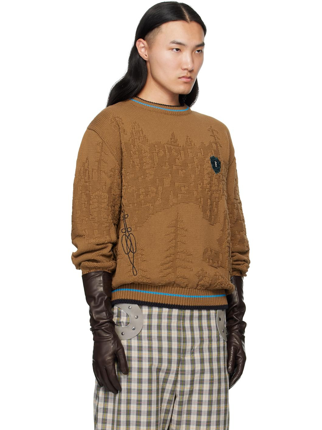 Brown Fitz Sweater - 2