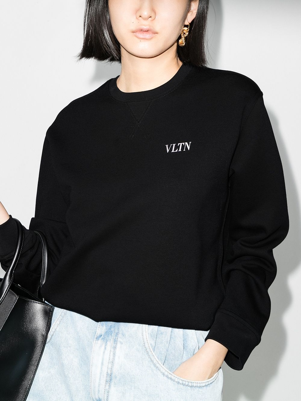 logo-print long-sleeve sweatshirt - 2