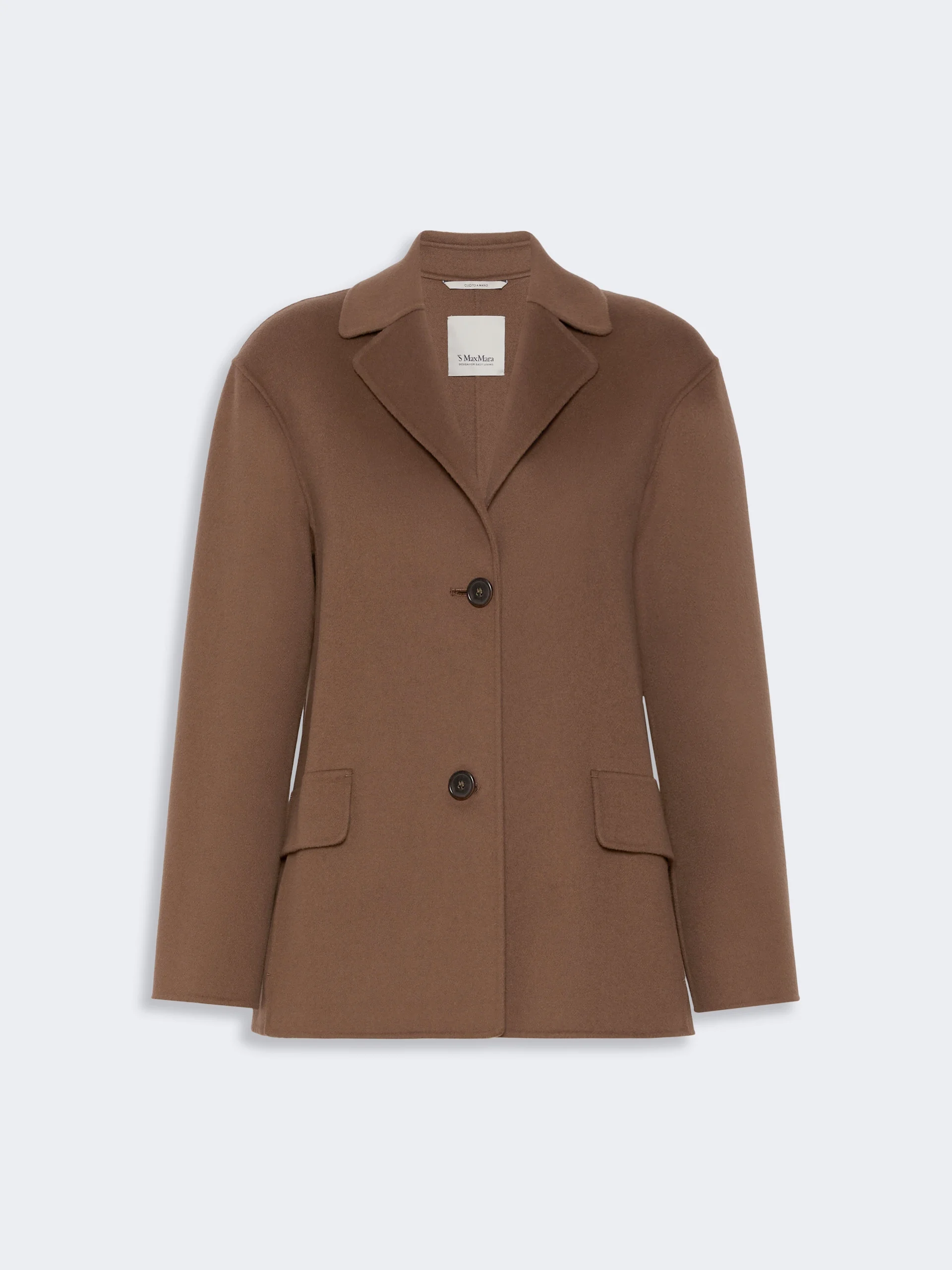 ELFI Wool drap jacket - MUD - 1