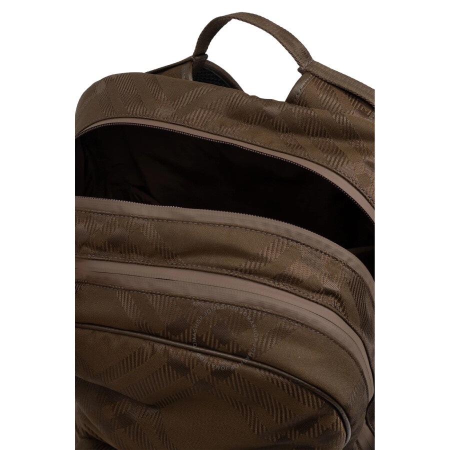 Burberry Checked Jacquard Zipped-Up Backpack - 4
