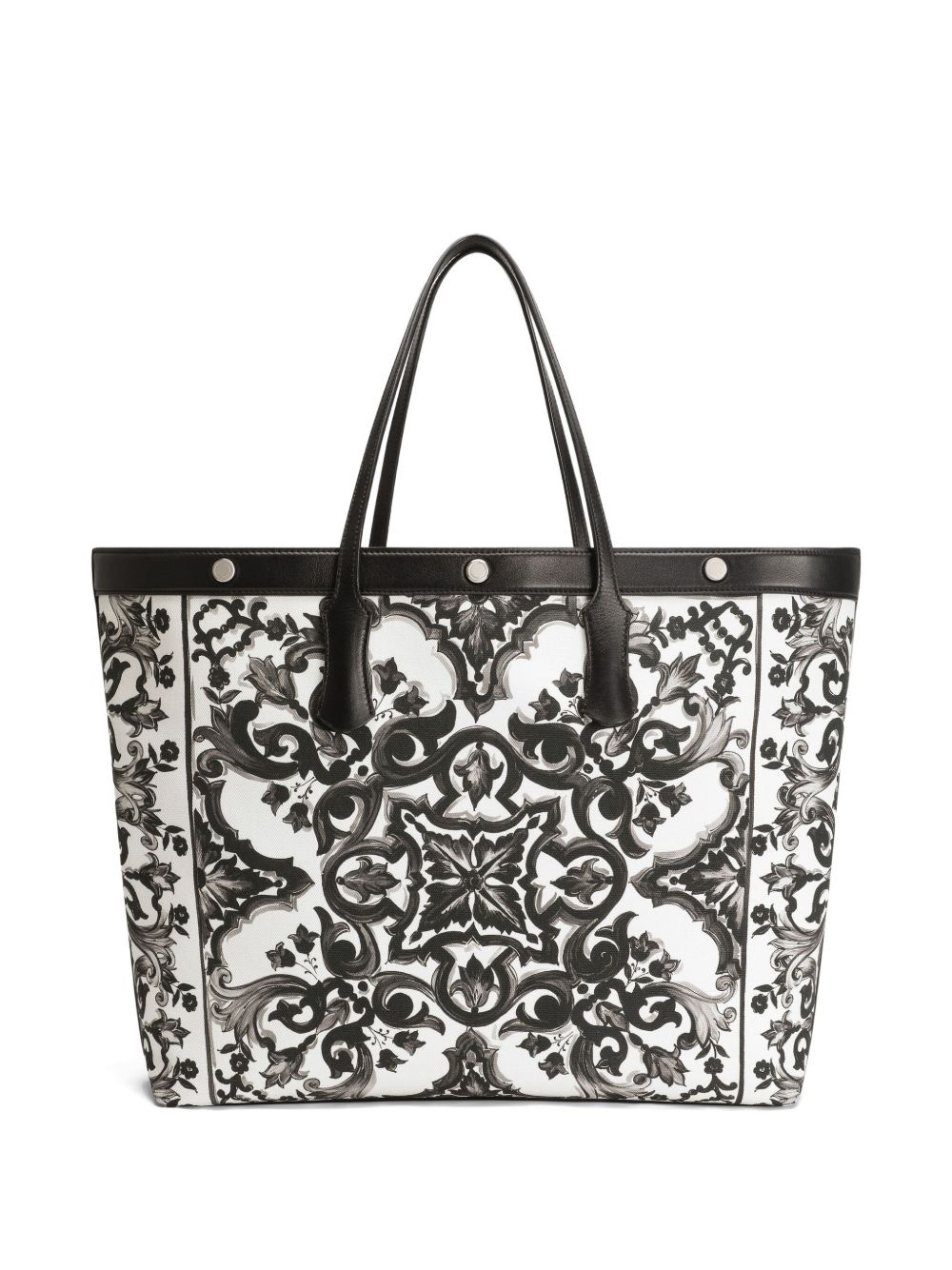 Majolica-print tote bag - 3