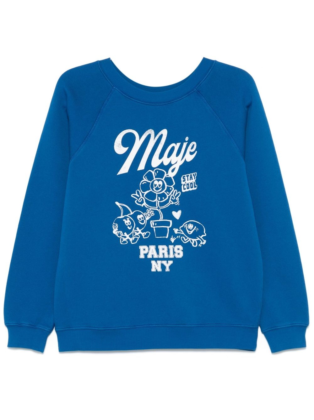 logo-print sweatshirt - 1