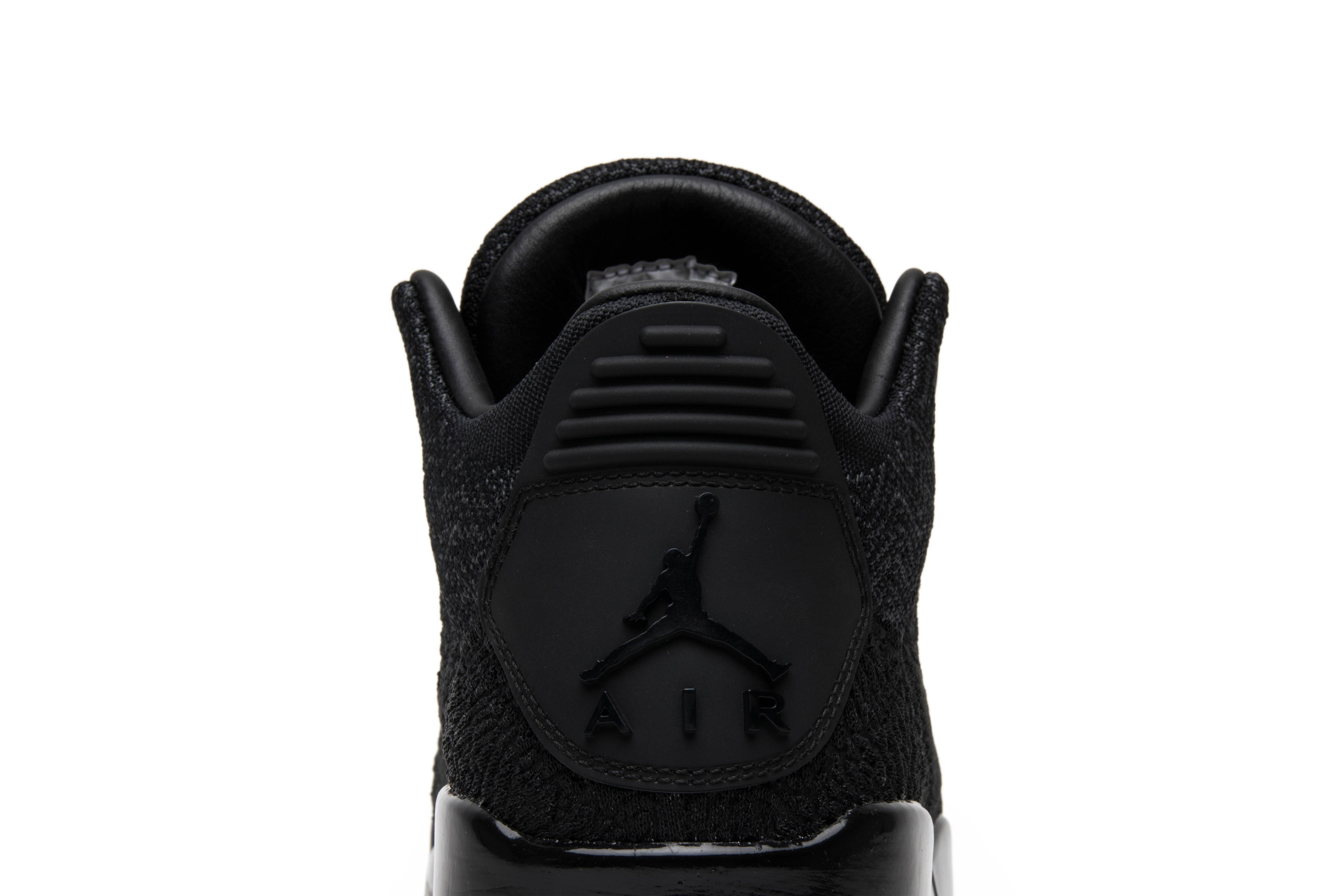 Air Jordan 3 Retro Flyknit 'Black' - 7