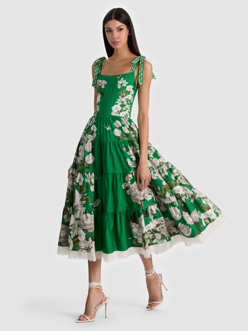 ROSALEE BUSTIER MIDI DRESS 1