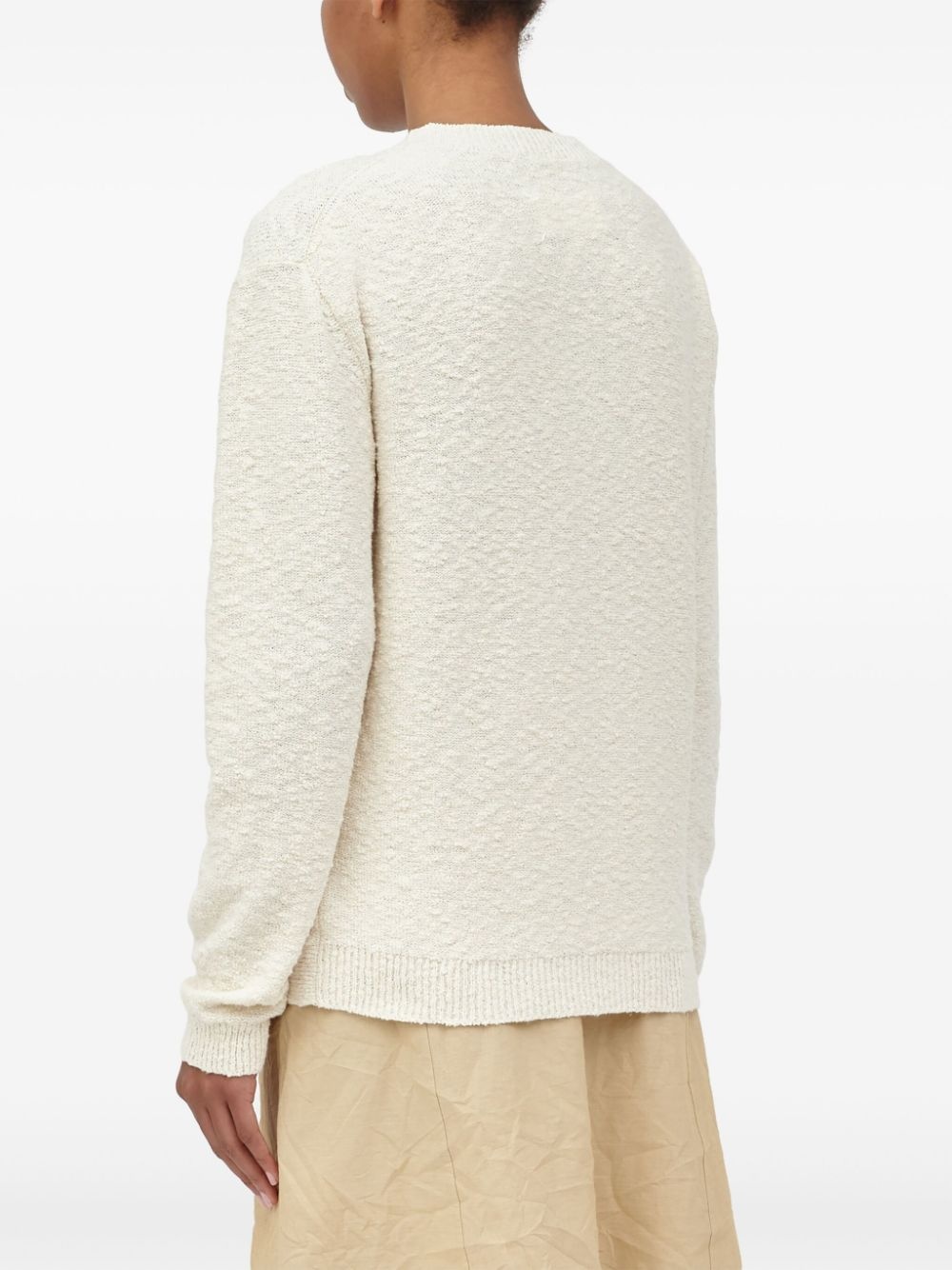 Nostalgic bouclé-knit jumper - 5