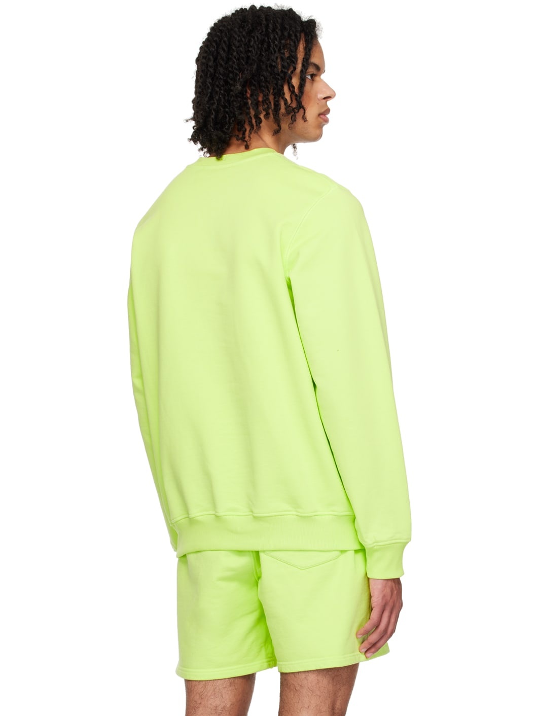 Green 'Afro Cubism Tennis Club' Sweatshirt - 3